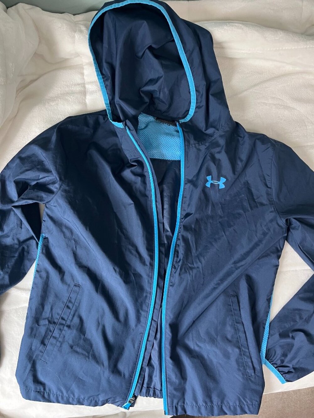 Boys Under Armour lightweight jacket backpack